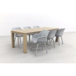 Hartman Sophie Element Misty Grey/Rome Grey 240 Cm. Tuinset - 7-delig -Hartman 1000045592 0101