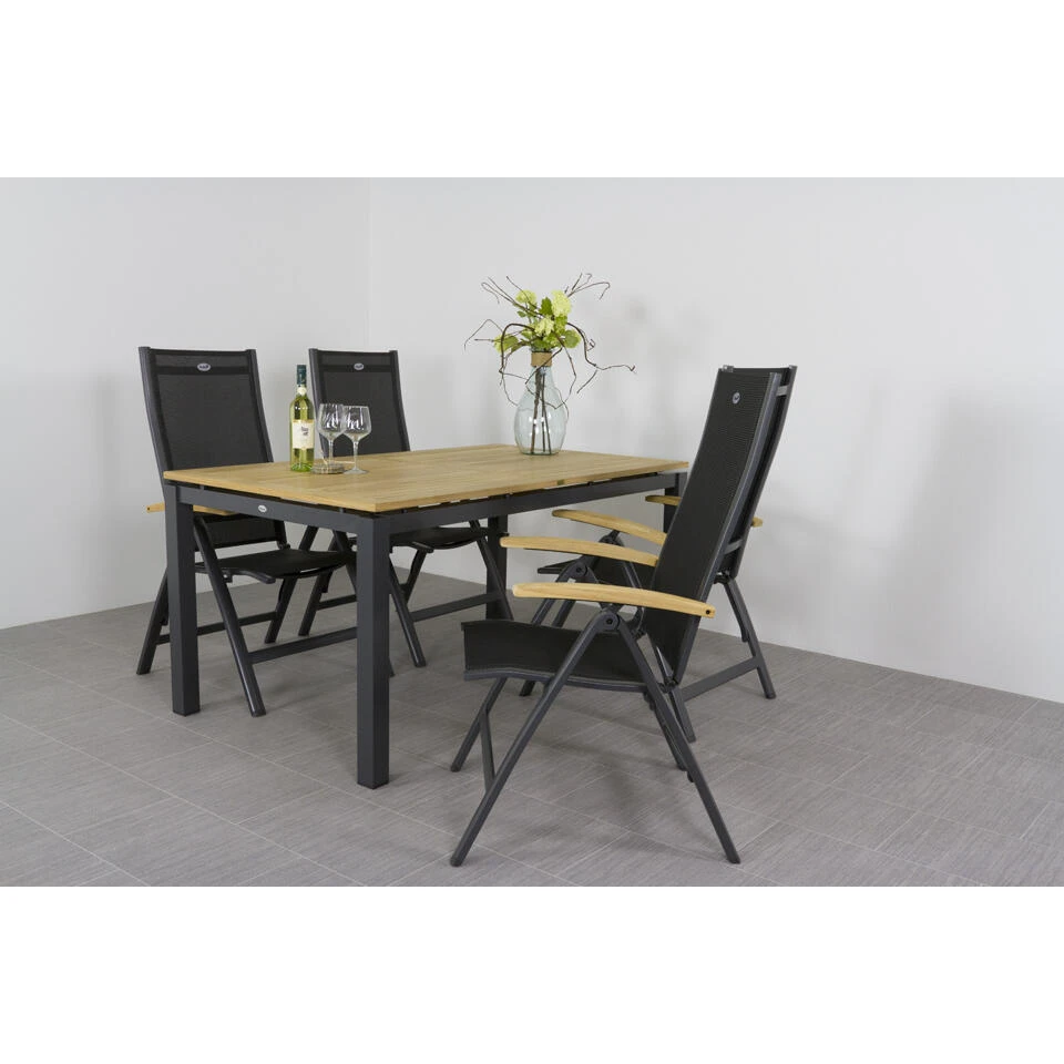 Hartman Tuinset Sonata Tuintafel 160 Cm. - Roma Tuinstoelen Hartman Tuinset Sonata Tuintafel 160 Cm. - Roma Tuinstoelen -Hartman 1000045617 0101