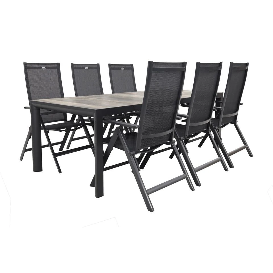 Hartman Napoli/Kings Tuinset Antraciet - 220x100 Cm Hartman Napoli/Kings Tuinset Antraciet - 220x100 Cm -Hartman 1000045635