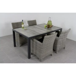 Hartman Tanger Tuintafel Met Wicker Tuinset 4 Hartman Tanger Tuintafel Met Wicker Tuinset -Hartman 1000045685 0102