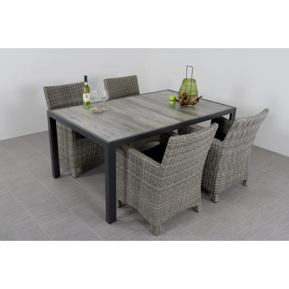 Hartman Tanger Tuintafel Met Wicker Tuinset Hartman Tanger Tuintafel Met Wicker Tuinset -Hartman 1000045685 0102