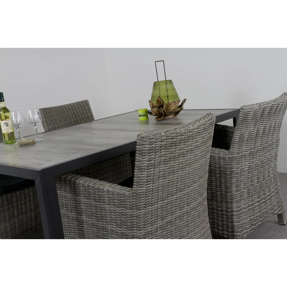 Hartman Tanger Tuintafel Met Wicker Tuinset Hartman Tanger Tuintafel Met Wicker Tuinset -Hartman 1000045685 0103