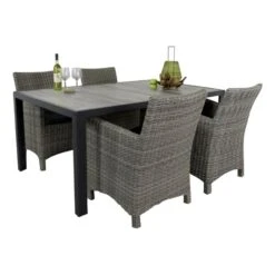 Hartman Tanger Tuintafel Met Wicker Tuinset