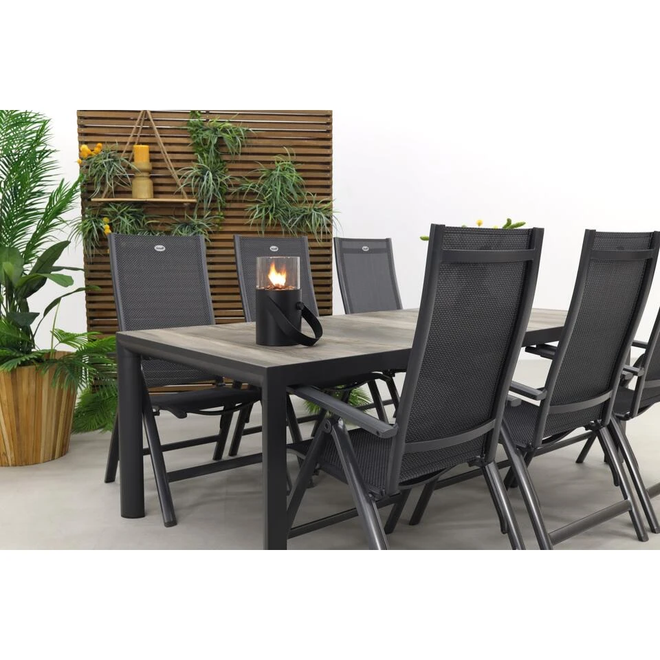 Hartman Roma/Kings Tuinset Antraciet - 220x100 Cm Hartman Roma/Kings Tuinset Antraciet - 220x100 Cm -Hartman 1000045725 0102