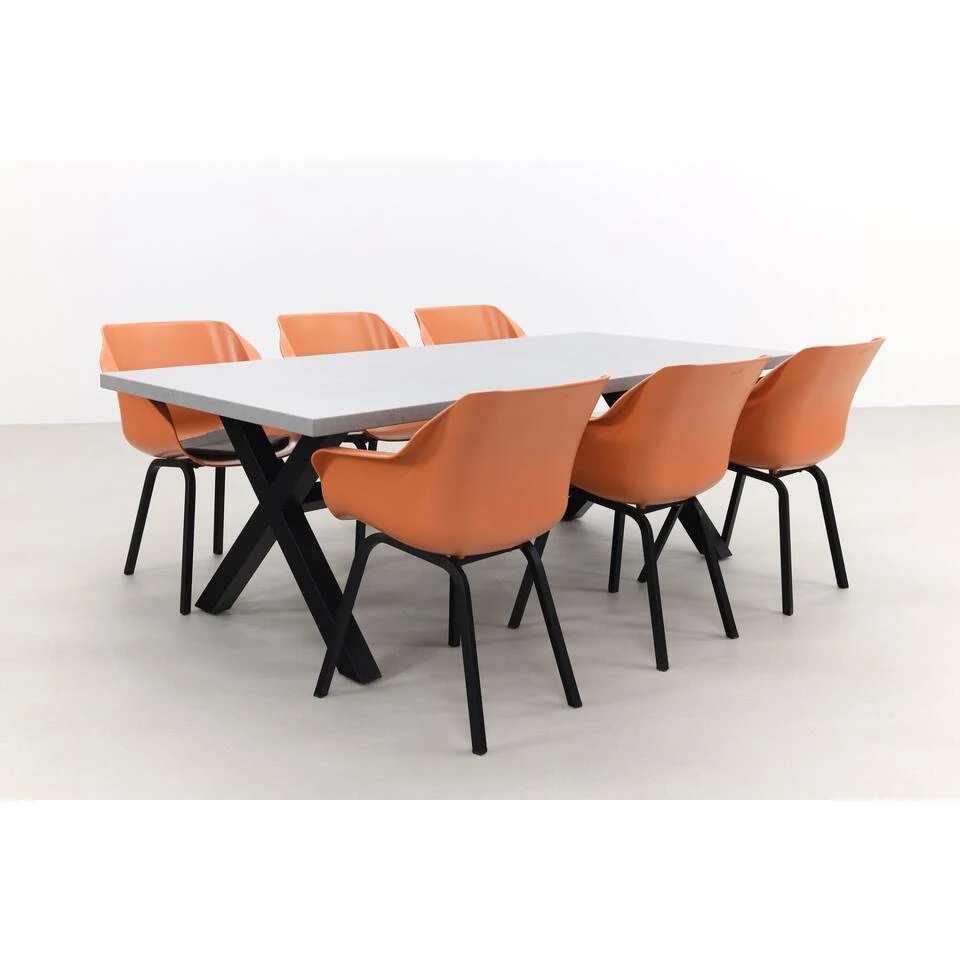 Hartman Sophie Element Terra/Verona Black 220 Cm. Tuinset - 7-delig Hartman Sophie Element Terra/Verona Black 220 Cm. Tuinset - 7-delig -Hartman 1000045907 0101