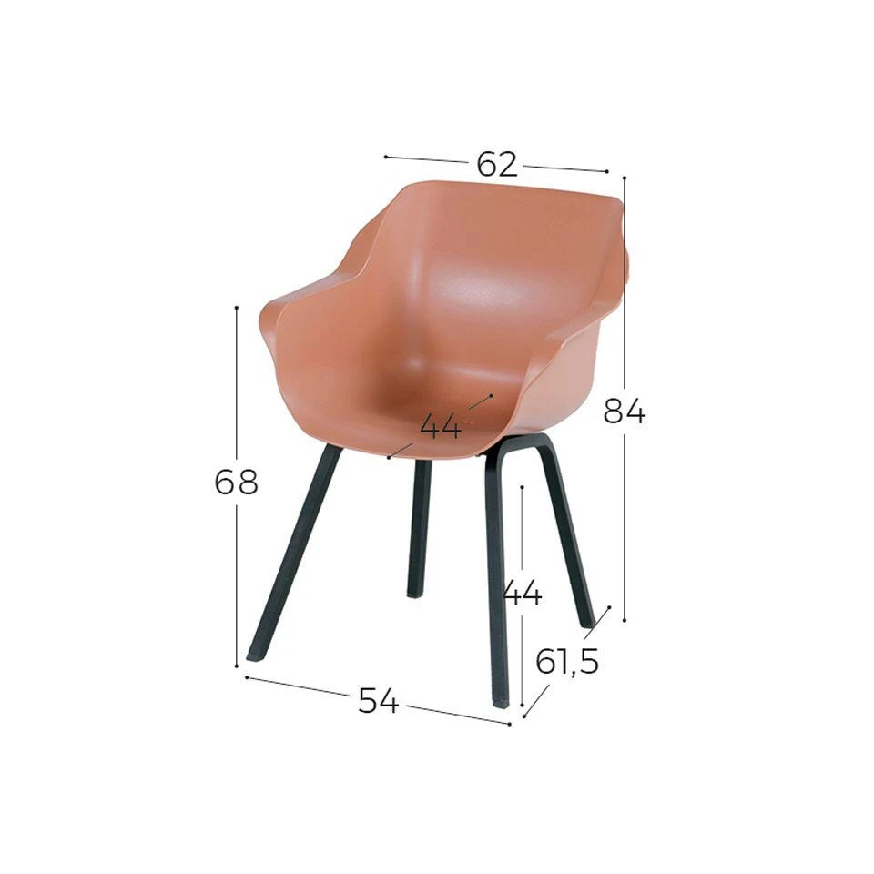 Hartman Sophie Element Terra/Verona Black 220 Cm. Tuinset - 7-delig Hartman Sophie Element Terra/Verona Black 220 Cm. Tuinset - 7-delig -Hartman 1000045907 0103