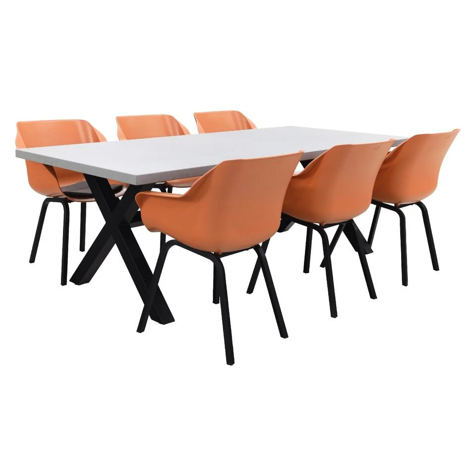 Hartman Sophie Element Terra/Verona Black 220 Cm. Tuinset - 7-delig Hartman Sophie Element Terra/Verona Black 220 Cm. Tuinset - 7-delig -Hartman 1000045907