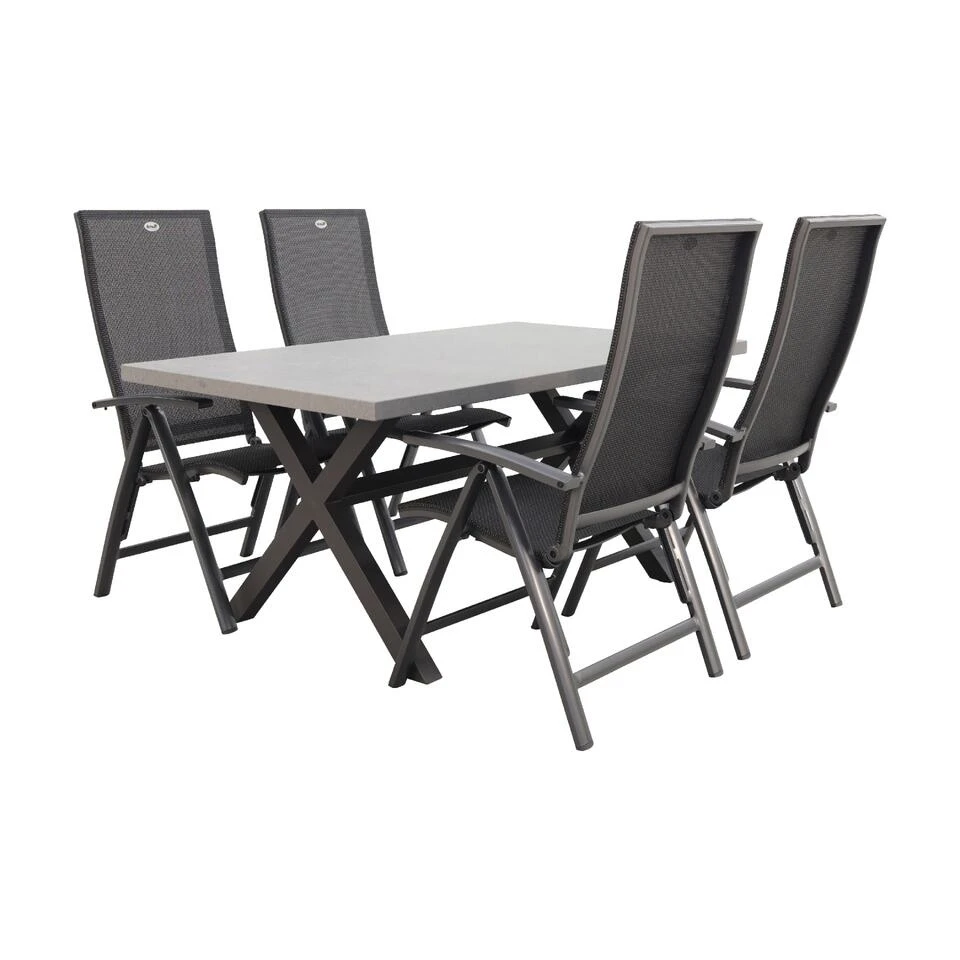 Hartman Valentino/Verona 160 Cm. Tuinset 5-delig Verstelbaar Hartman Valentino/Verona 160 Cm. Tuinset 5-delig Verstelbaar -Hartman 1000048709 0102