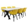 Hartman Sophie Element Yellow/Verona Black 220 Cm. Tuinset - 7-delig -Hartman 1000048711