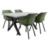 Hartman Sophie Element Mosgroen/Verona Black 160 Cm. Tuinset - 5-delig -Hartman 1000048718