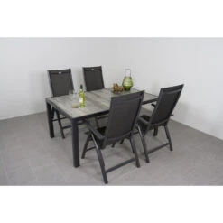 Hartman Tanger Tuintafel 168 Cm. - Roma Verstelbare Tuinstoelen -Hartman 1000048760 0102