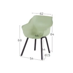 Hartman Sophie Element French Green/Verona Black 160 Cm. Tuinset -Hartman 1000050024 0103