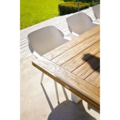Hartman Yasmani Dining Tuintafel - 180x95 Cm. - White -Hartman 1000051507 0102