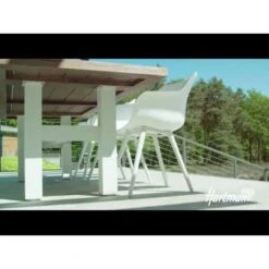 Hartman Yasmani Dining Tuintafel - 180x95 Cm. - White -Hartman 1000051507 0103