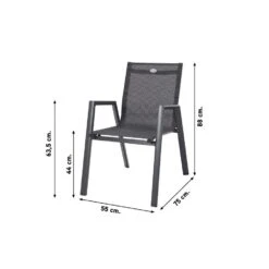 Hartman Napoli/VDG Verona Stapelbare Tuinset 160x90 Cm 4 Hartman Napoli/VDG Verona Stapelbare Tuinset 160x90 Cm -Hartman 1000053112 0102