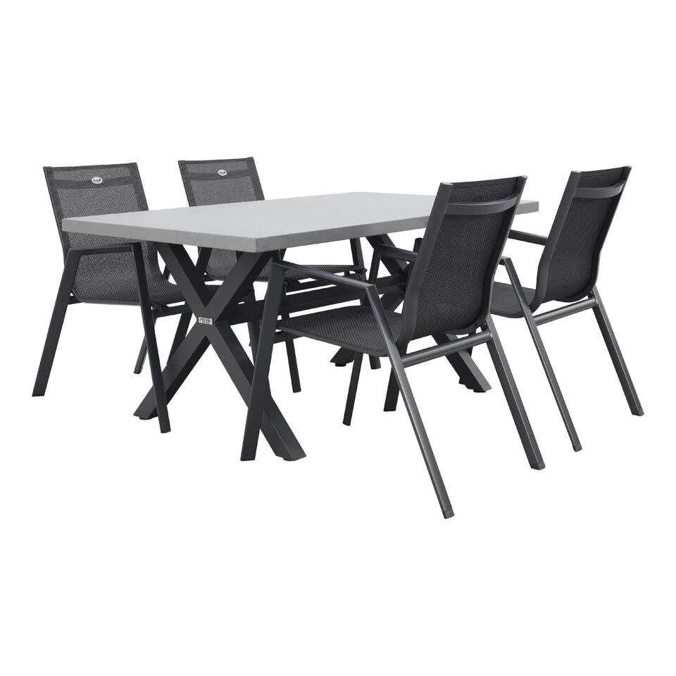 Hartman Napoli/VDG Verona Stapelbare Tuinset 160x90 Cm Hartman Napoli/VDG Verona Stapelbare Tuinset 160x90 Cm -Hartman 1000053112