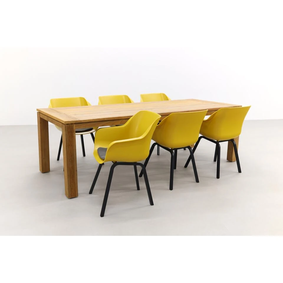 Hartman Sophie Element Yellow/Rome Brown 240 Cm. Tuinset - 7-delig Hartman Sophie Element Yellow/Rome Brown 240 Cm. Tuinset - 7-delig -Hartman 1000053123 0101