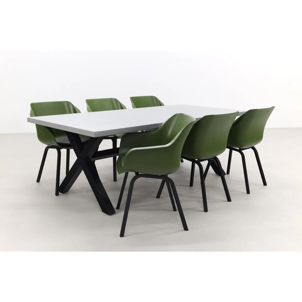 Hartman Sophie Element Moss Green/Verona 220 Cm. Tuinset – 7-delig Hartman Sophie Element Moss Green/Verona 220 Cm. Tuinset – 7-delig -Hartman 1000053184 0102