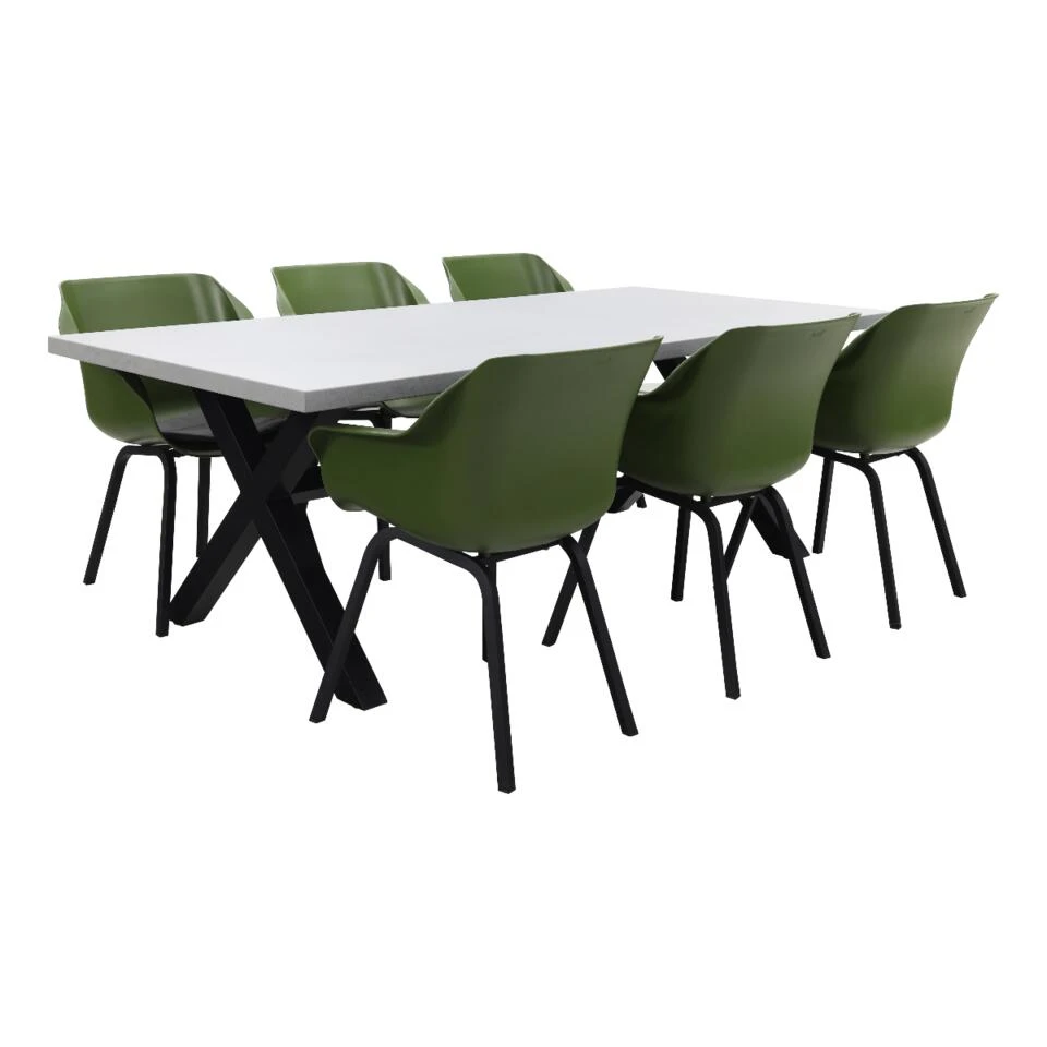 Hartman Sophie Element Moss Green/Verona 220 Cm. Tuinset – 7-delig Hartman Sophie Element Moss Green/Verona 220 Cm. Tuinset – 7-delig -Hartman 1000053184