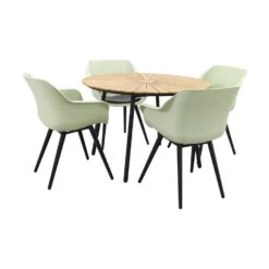 Hartman Sophie Studio French/Dave Teak 110 Cm. Tuinset - 5-delig -Hartman 1000054096 0103