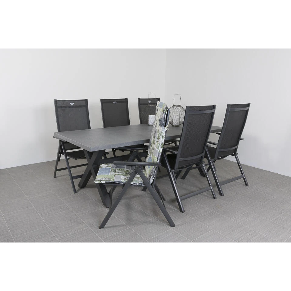 Hartman Napoli/Concrete 220 Cm. Tuinset 7-delig Verstelbaar Hartman Napoli/Concrete 220 Cm. Tuinset 7-delig Verstelbaar -Hartman 1000054204 0102