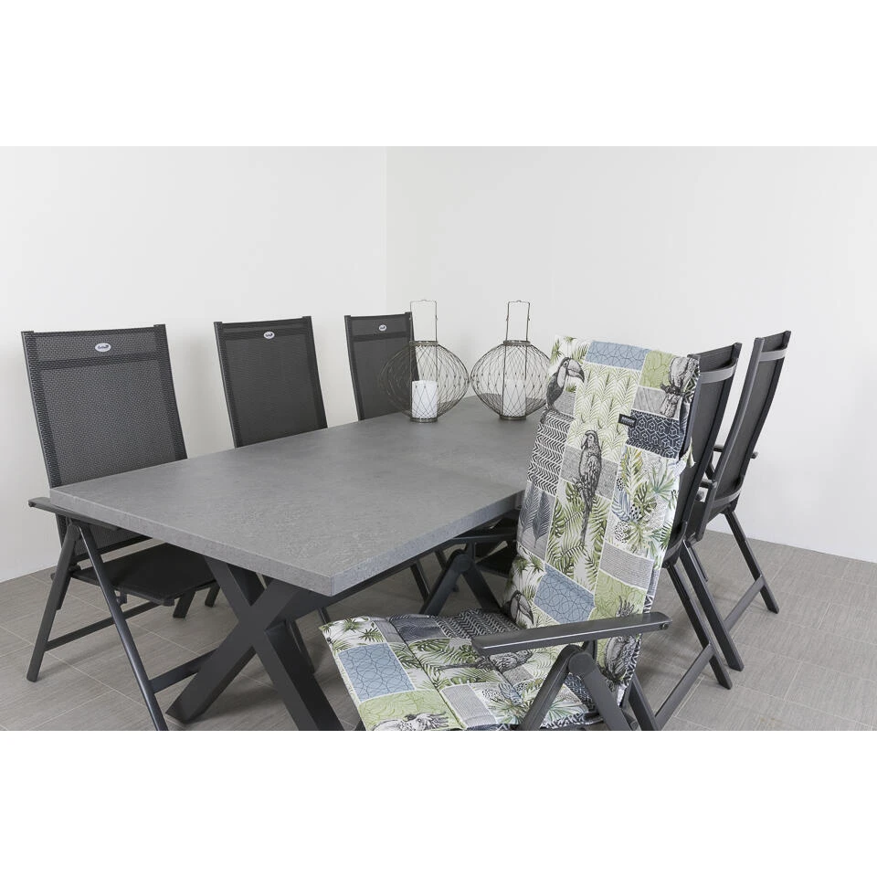 Hartman Napoli/Concrete 220 Cm. Tuinset 7-delig Verstelbaar Hartman Napoli/Concrete 220 Cm. Tuinset 7-delig Verstelbaar -Hartman 1000054204 0103
