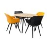 Hartman Sophie Studio Orange- Black/Dave Teak 110 Cm. Tuinset -Hartman 1000054383