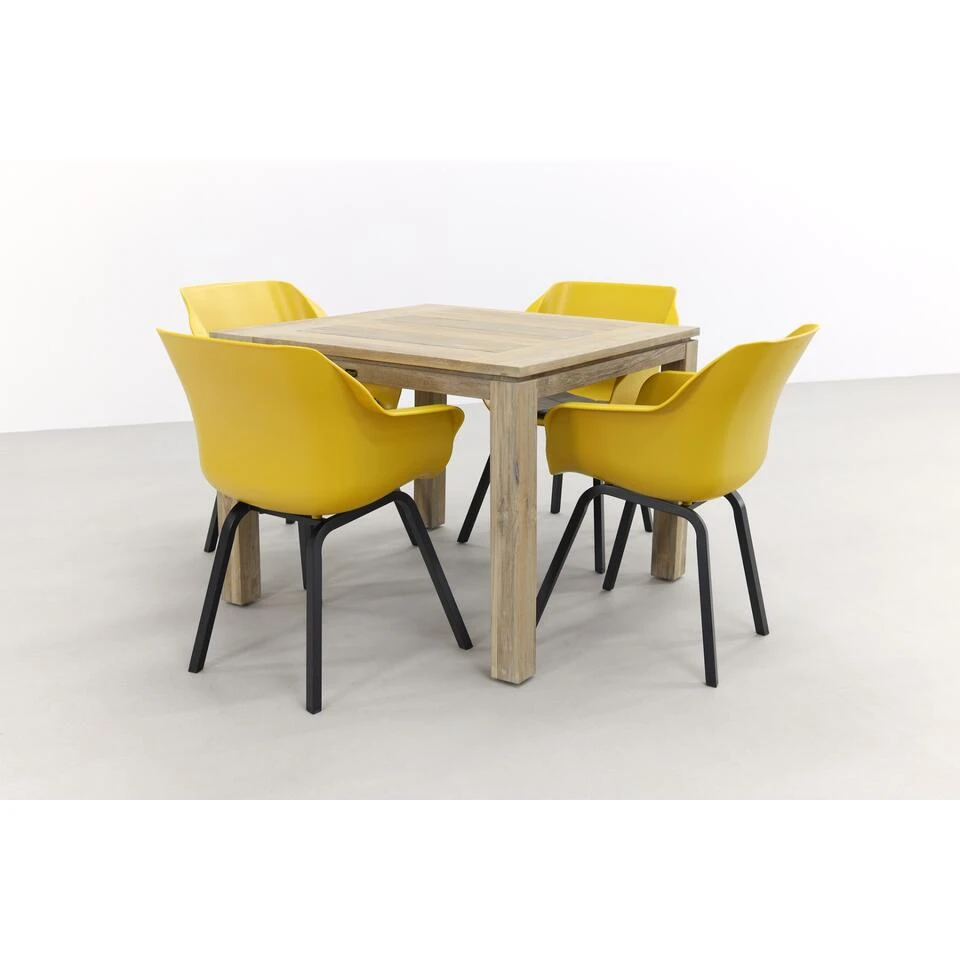 Hartman Sophie Tuinstoel Yellow/Rome Grey 100 Cm. - 5-delig Hartman Sophie Tuinstoel Yellow/Rome Grey 100 Cm. - 5-delig -Hartman 1000058239 0101