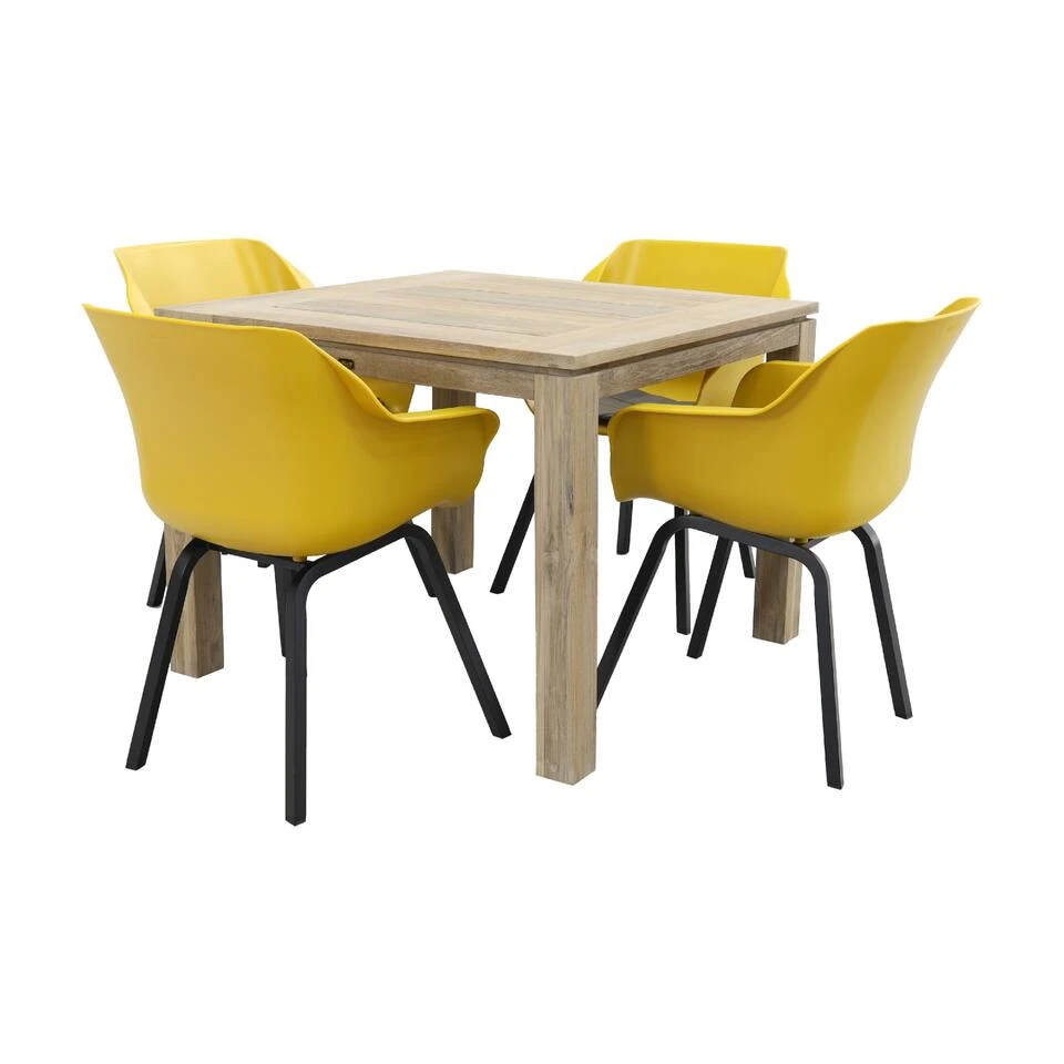 Hartman Sophie Tuinstoel Yellow/Rome Grey 100 Cm. - 5-delig Hartman Sophie Tuinstoel Yellow/Rome Grey 100 Cm. - 5-delig -Hartman 1000058239 0102