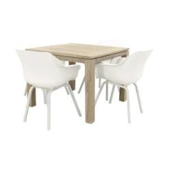 Hartman Sophie Tuinstoel White/Rome Grey 100 Cm. - 5-delig 4 Hartman Sophie Tuinstoel White/Rome Grey 100 Cm. - 5-delig -Hartman 1000058256 0102