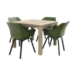 Hartman Sophie Tuinstoel Moss Green/Rome Grey 100 Cm. - 5-delig
