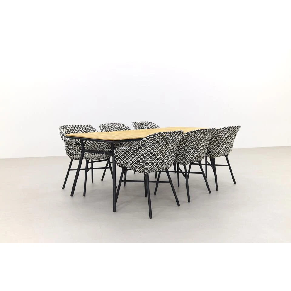 Hartman Delphine/Bella 180x90 Cm. - 5-delige Tuinset Hartman Delphine/Bella 180x90 Cm. - 5-delige Tuinset -Hartman 1000058422 0103