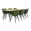 Hartman Sophie Studio Moss Green/Bella 220x95 Cm. - 7-delige Tuinset -Hartman 1000058423