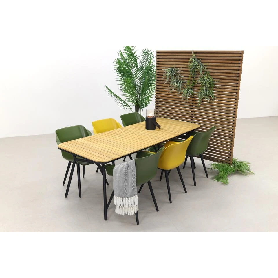 Hartman Sophie Studio Green&Yellow/Bella 220x95 Cm. - 7-delige Tuinset Hartman Sophie Studio Green&Yellow/Bella 220x95 Cm. - 7-delige Tuinset -Hartman 1000058424 0101