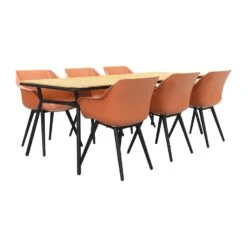 Hartman Sophie Studio Terra/Bella 220x95 Cm. - 7-delige Tuinset