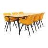 Hartman Sophie Studio Orange/Bella 220x95 Cm. - 7-delige Tuinset -Hartman 1000058430