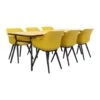 Hartman Sophie Studio Curry Yellow/Bella 220x95 Cm. - 7-delige Tuinset -Hartman 1000058433