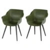 Hartman Sophie Studio Dining Armstoel - Moss Green - Set Van 2 2 Hartman Sophie Studio Dining Armstoel - Moss Green - Set Van 2 -Hartman 1000072086