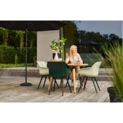 Hartman Sophie Studio Dining Armstoel - Night Green - Set Van 2 -Hartman 1000072087 0102
