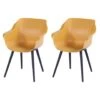 Hartman Sophie Studio Dining Armstoel - Curry Yellow - Set Van 2 -Hartman 1000072088