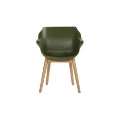 Set Van 2- Hartman Sophie Studio Diningstoel- Moss Green- Teak Poot -Hartman 1000073146 0103
