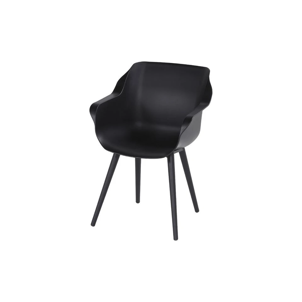 Hartman Sophie Studio Dining Armstoel - Carbon Black - Set Van 2 Hartman Sophie Studio Dining Armstoel - Carbon Black - Set Van 2 -Hartman 1000073151 0102