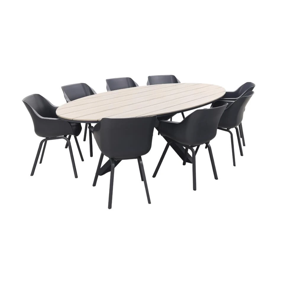 Hartman Sophie Element - Xerix/GI Edison 220 Tafel - Ovale Tuinset Hartman Sophie Element - Xerix/GI Edison 220 Tafel - Ovale Tuinset -Hartman 1000084580