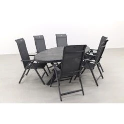 Hartman Milaan/Silva 240x115 Cm. Ovale Tuinset - 7-delig -Hartman 1000092681 0103