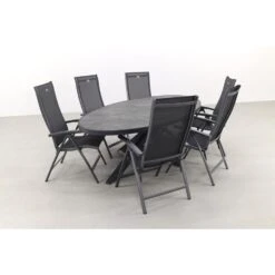 Hartman Salvatore/Silva 240x115 Cm. Ovale Tuinset - Verstelbaar -Hartman 1000092690 0103