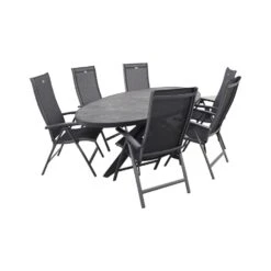 Hartman Salvatore/Silva 240x115 Cm. Ovale Tuinset - Verstelbaar