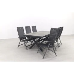 Hartman Salvatore/Ottowa 205-265x100 Cm. - 7-delige Tuinset Verstelbaar -Hartman 1000095569 0104