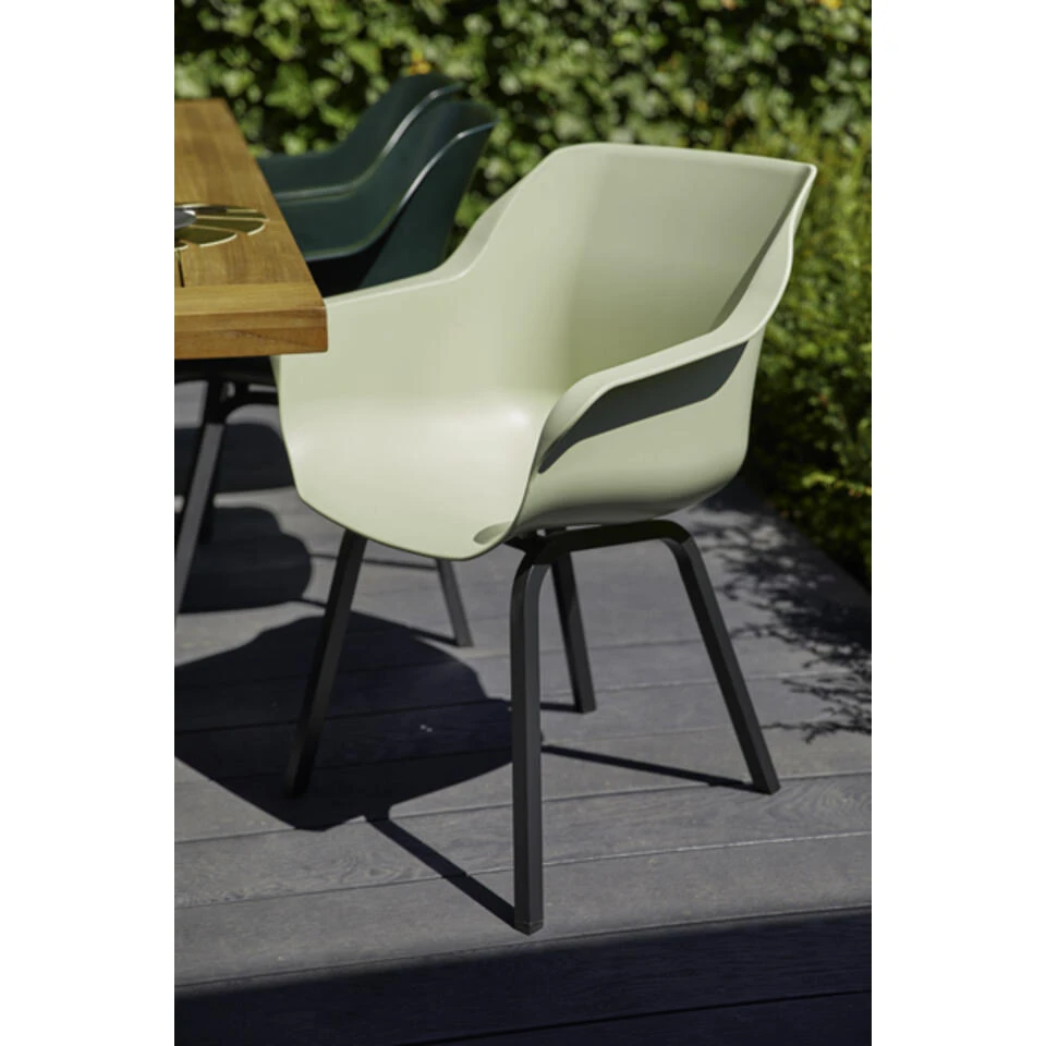 Hartman Sophie Element Dining Armstoel - French Green - 2 St. Hartman Sophie Element Dining Armstoel - French Green - 2 St. -Hartman 1000096416 0103