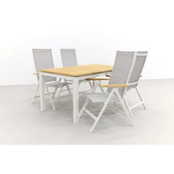 Hartman Napoli Teak Wit/Sonata 160 Cm. Tuinset - 5-delig 8 Hartman Napoli Teak Wit/Sonata 160 Cm. Tuinset - 5-delig -Hartman 3271756 17e9aaf6