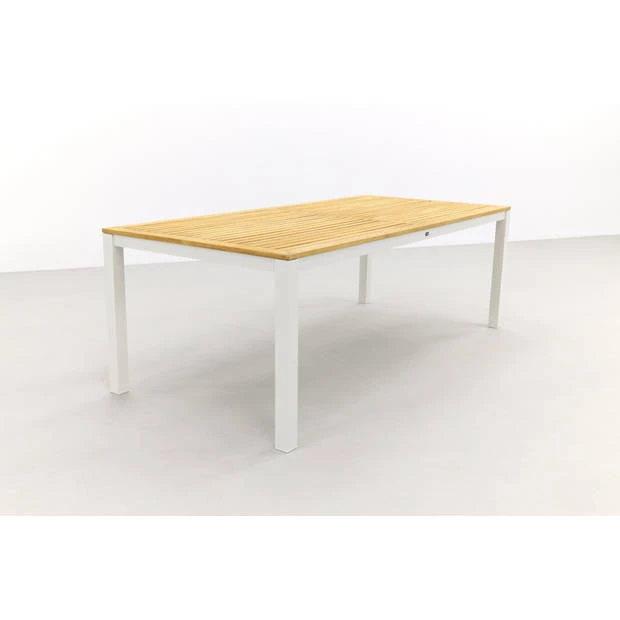 Hartman Napoli teak wit/Sonata 220 cm. tuinset - 7-delig Hartman Napoli Teak Wit/Sonata 220 Cm. Tuinset - 7-delig -Hartman 3656985 03b4b519